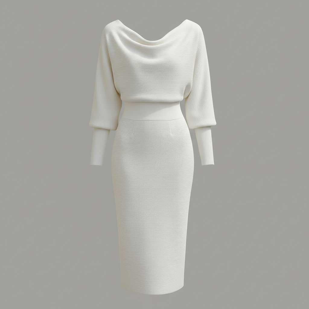 Elegancka Midi Sukienka Damska | Casual Elegancka Sukienka