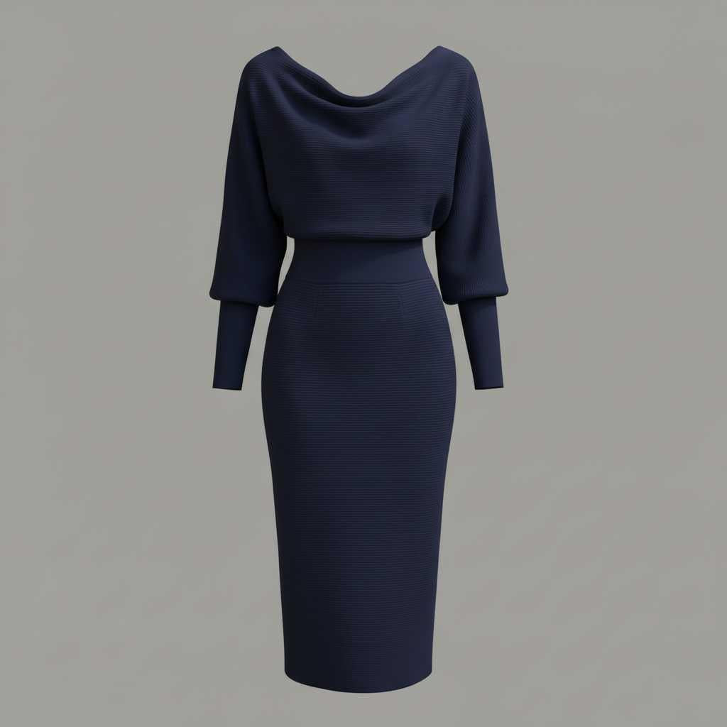 Elegancka Midi Sukienka Damska | Casual Elegancka Sukienka