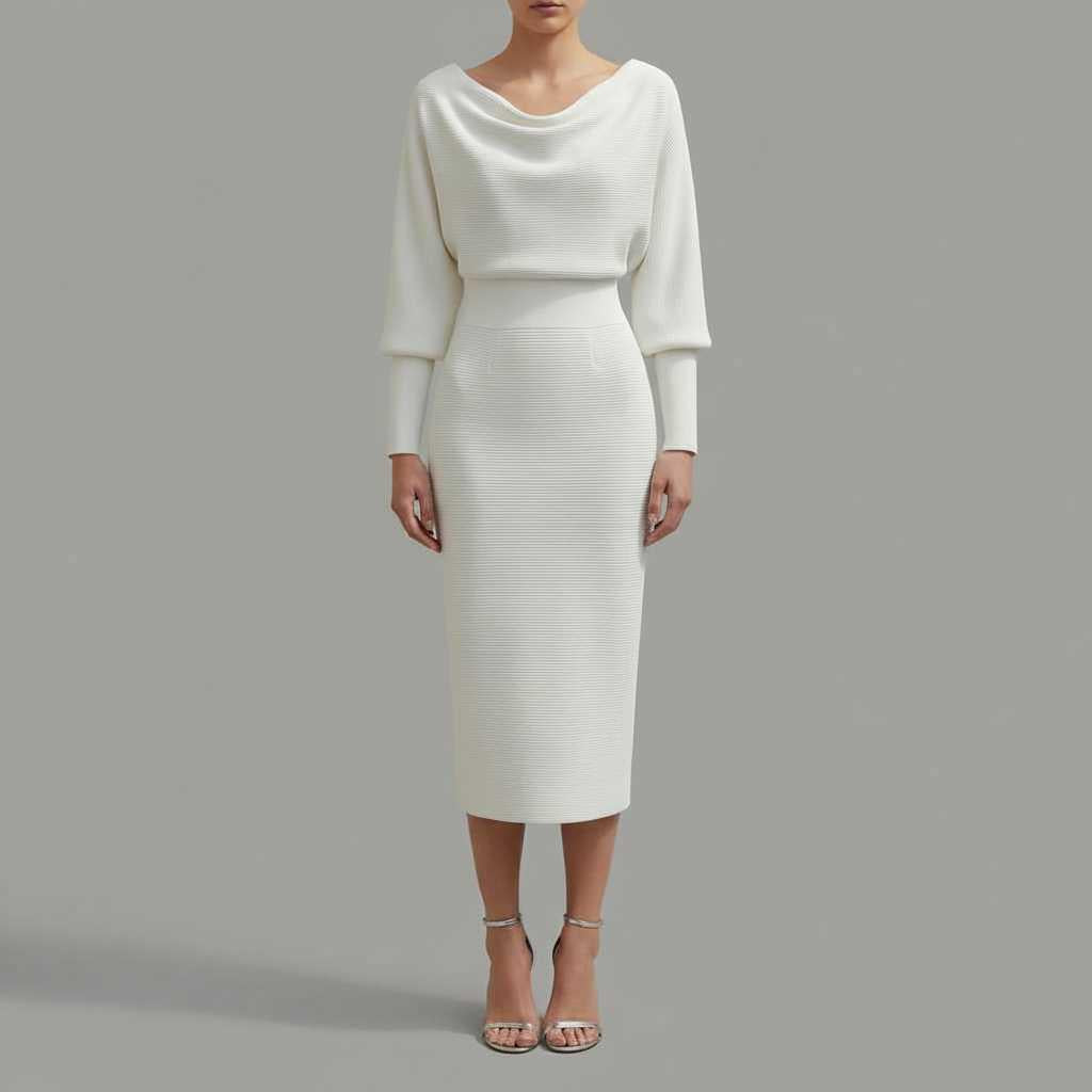 Elegancka Midi Sukienka Damska | Casual Elegancka Sukienka