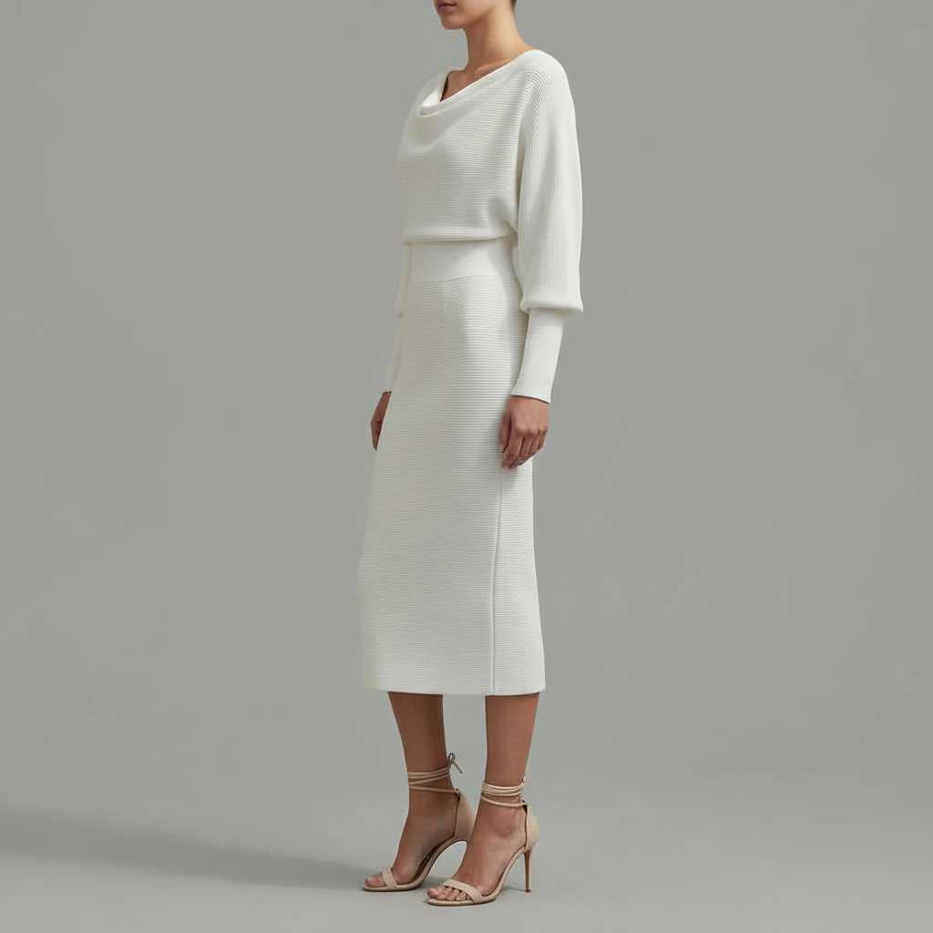 Elegancka Midi Sukienka Damska | Casual Elegancka Sukienka