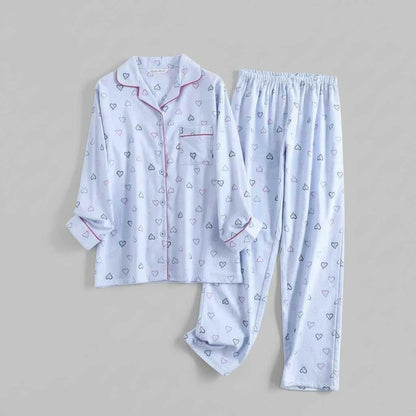 Flanelowa Piżama w Kratę | Damska Bielizna Nocna