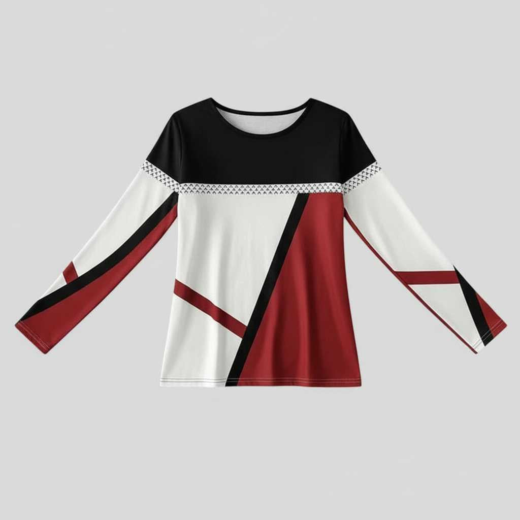 Sweter Graficzny Avril | Sweter Damski Casual
