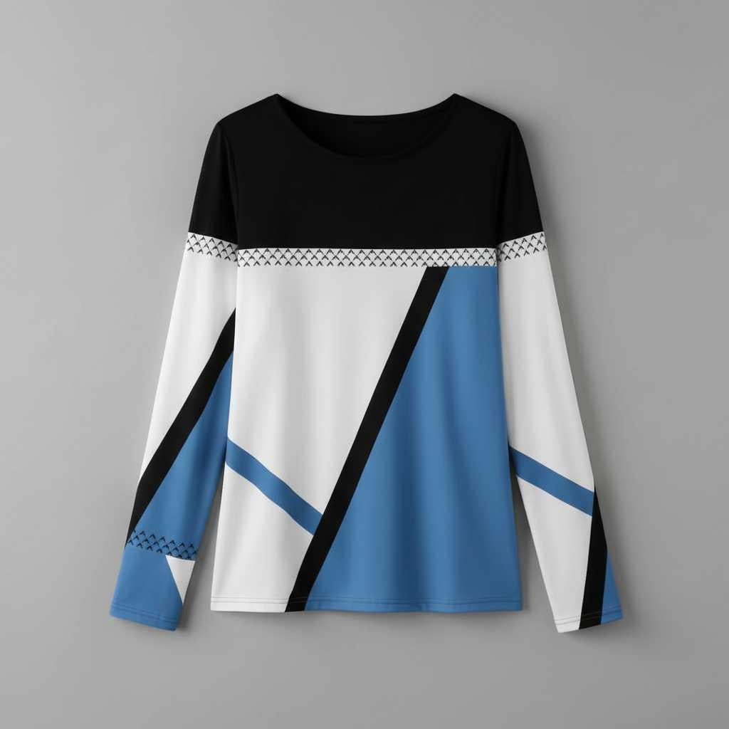 Sweter Graficzny Avril | Sweter Damski Casual
