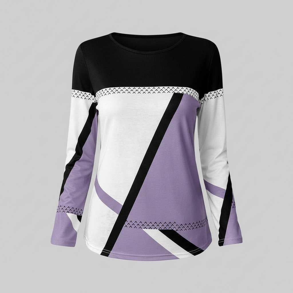 Sweter Graficzny Avril | Sweter Damski Casual
